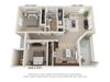 2 Bedroom A Floor Plan 2 Bedroom A Floor Plan at Brooklyn West Apartments, Missoula, MT